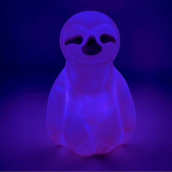 Amazing sloth Bluetooth LED cordless rechargeable multicolored light and speaker - Picture 1 of 16